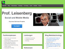 Tablet Screenshot of leisenberg.info